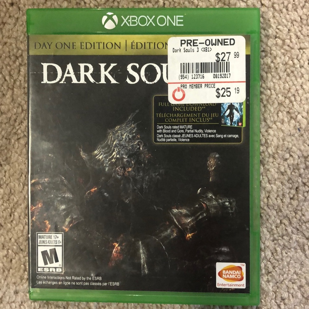 Dark Souls 3 Day One Edition (Xbox One)